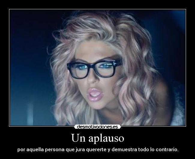 Un aplauso -