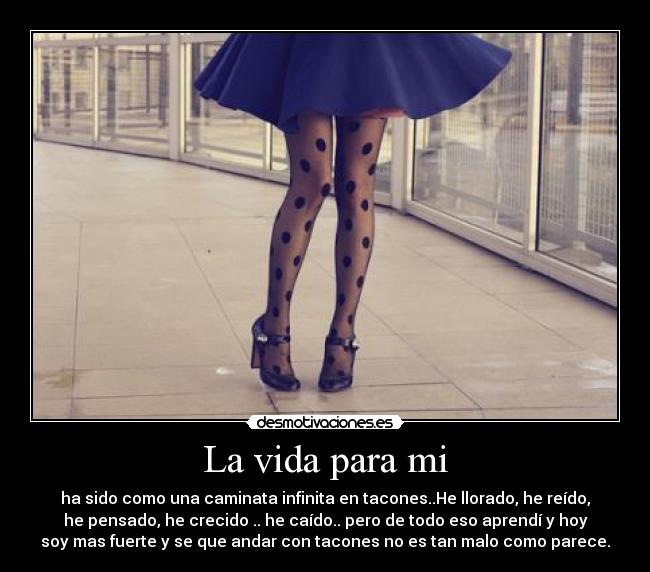 La vida para mi -