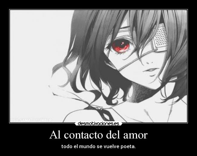 Al contacto del amor -