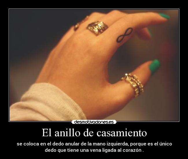El anillo de casamiento -