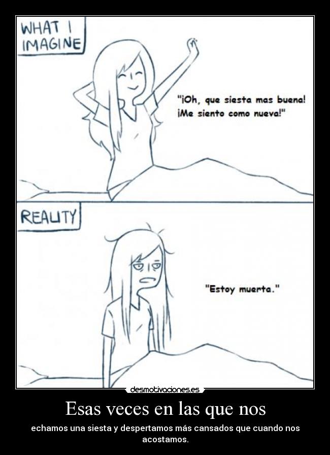carteles por eso duermo siestas intruders desmotivaciones