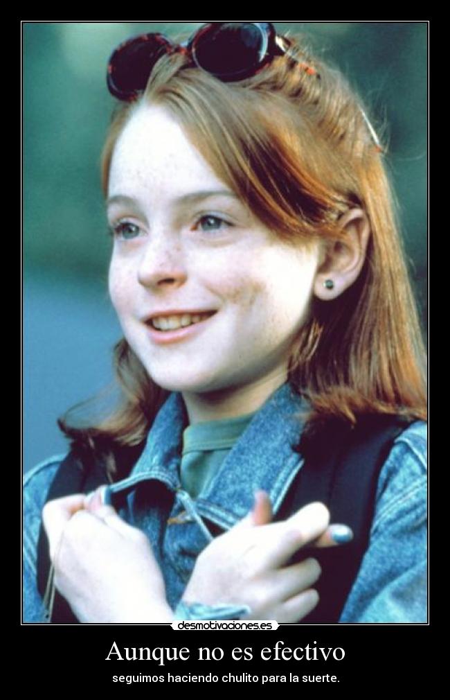 Aunque no es efectivo -