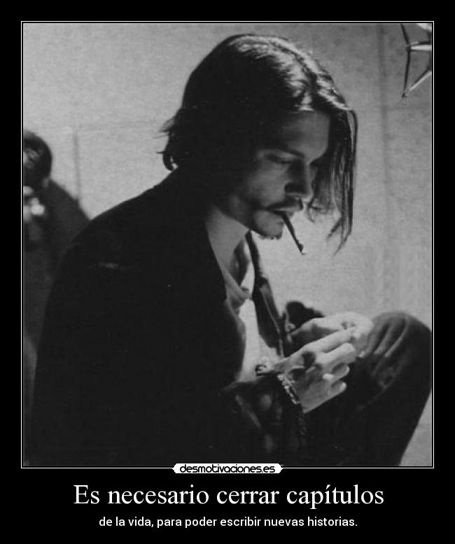 Es necesario cerrar capítulos - 