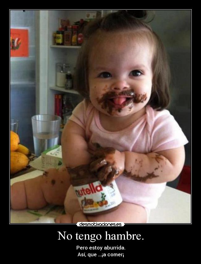 No tengo hambre. - 