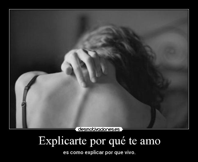 Explicarte por qué te amo -