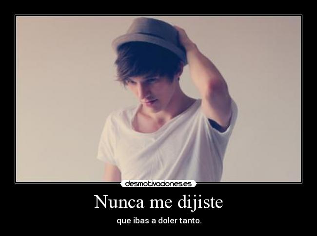 Nunca me dijiste - 