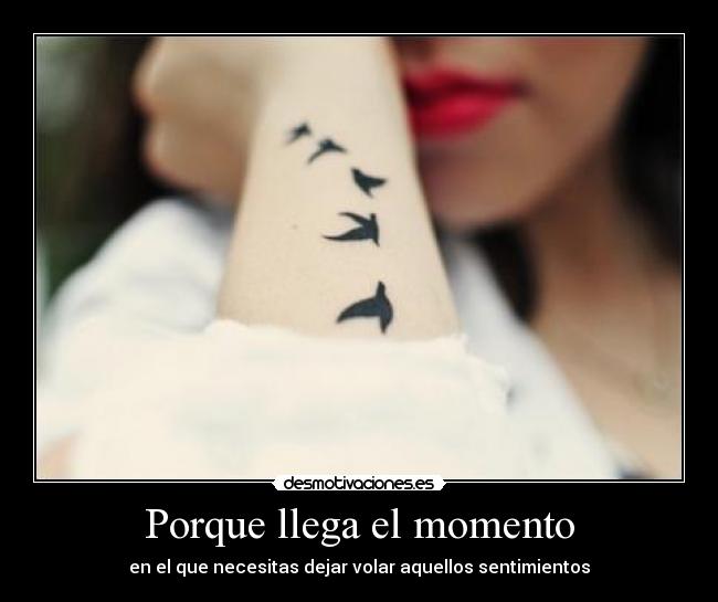 Porque llega el momento -