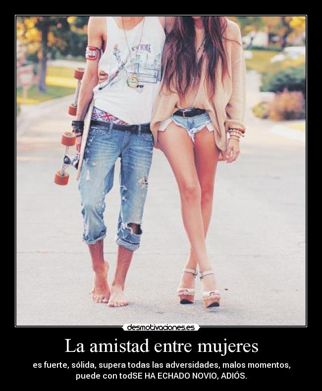 La amistad entre mujeres -
