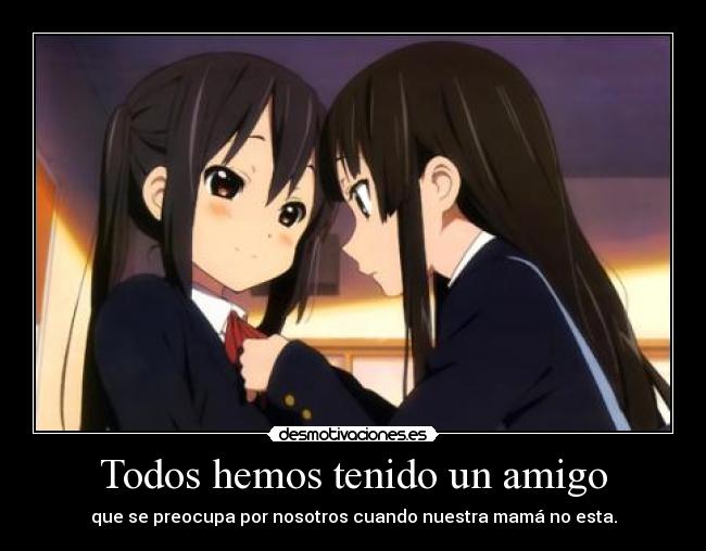 carteles anime manga kawaii moe asuza mio nigatsu harukaze intruders 1kd desmotivaciones