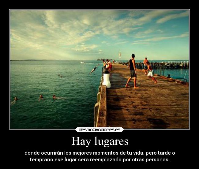 Hay lugares -