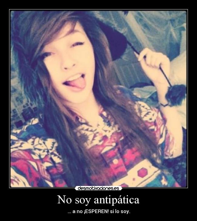 No soy antipática - 