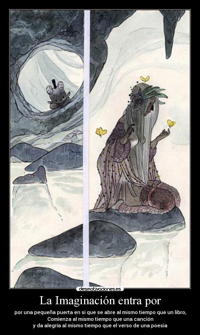 carteles imaginacion imaginacion desmotivaciones