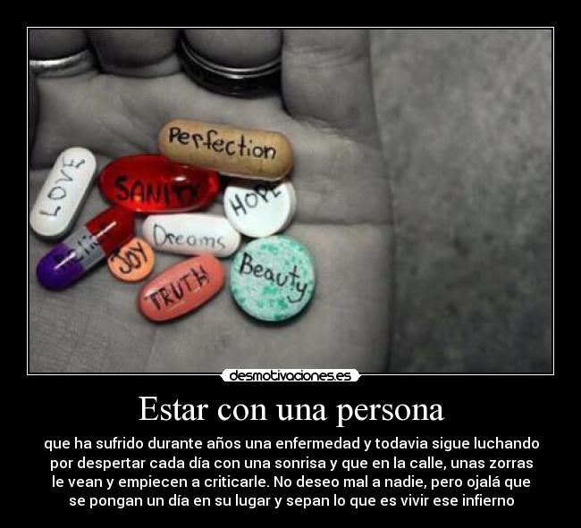 Estar con una persona -