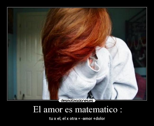 El amor es matematico : - 
