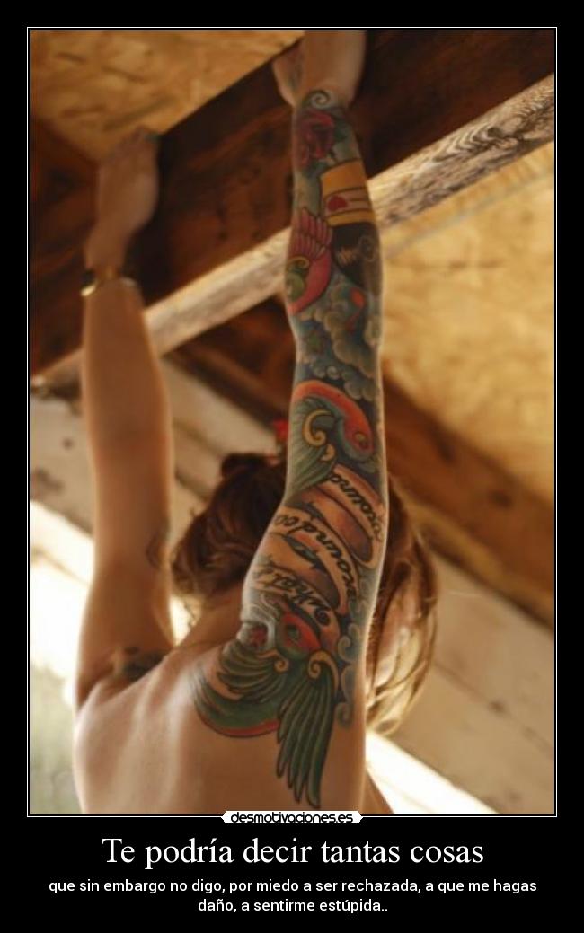 Te podría decir tantas cosas - 