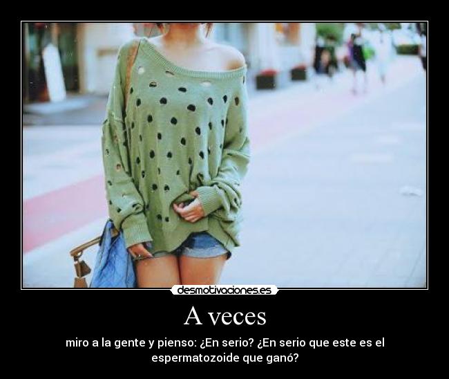A veces -