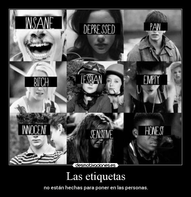 Las etiquetas -
