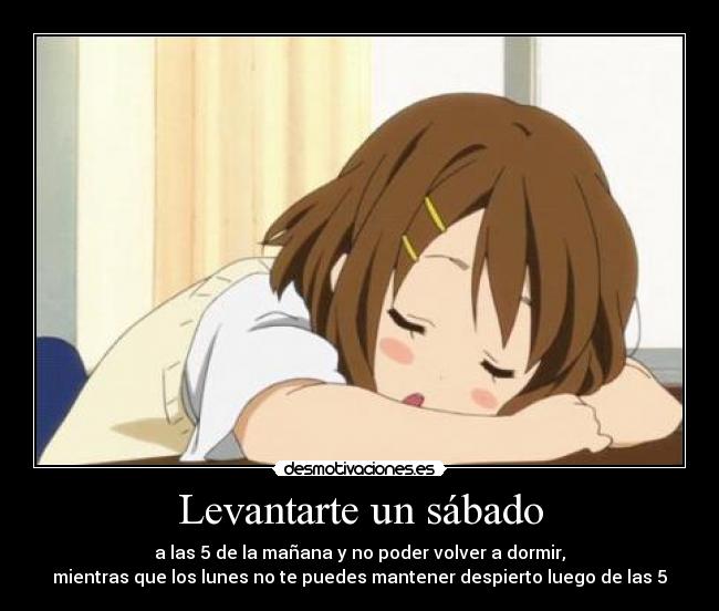 Levantarte un sábado - 