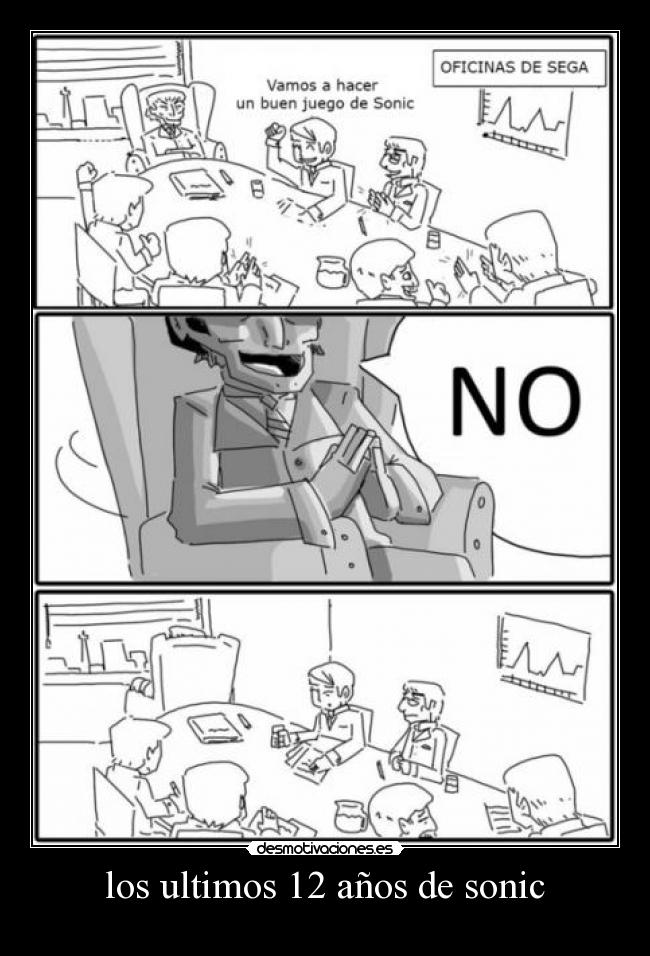 los ultimos 12 años de sonic - 
