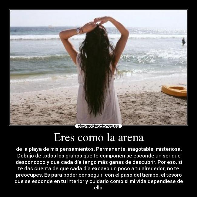 Eres como la arena - 