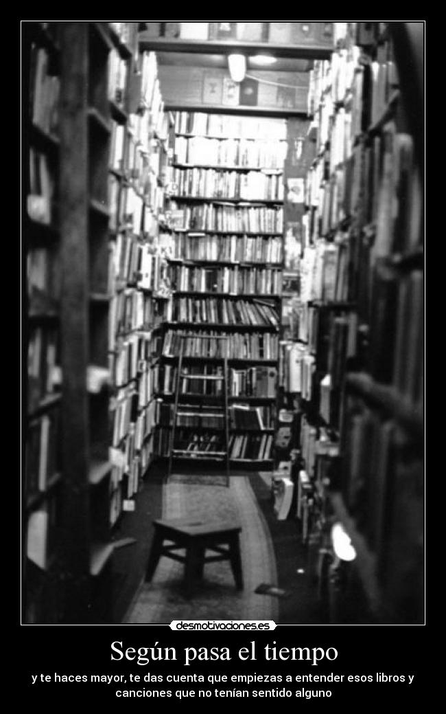 Según pasa el tiempo -
