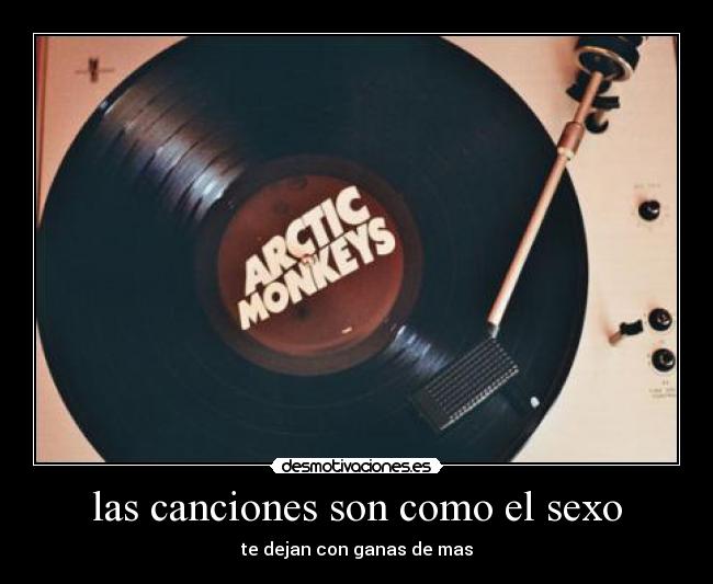las canciones son como el sexo -