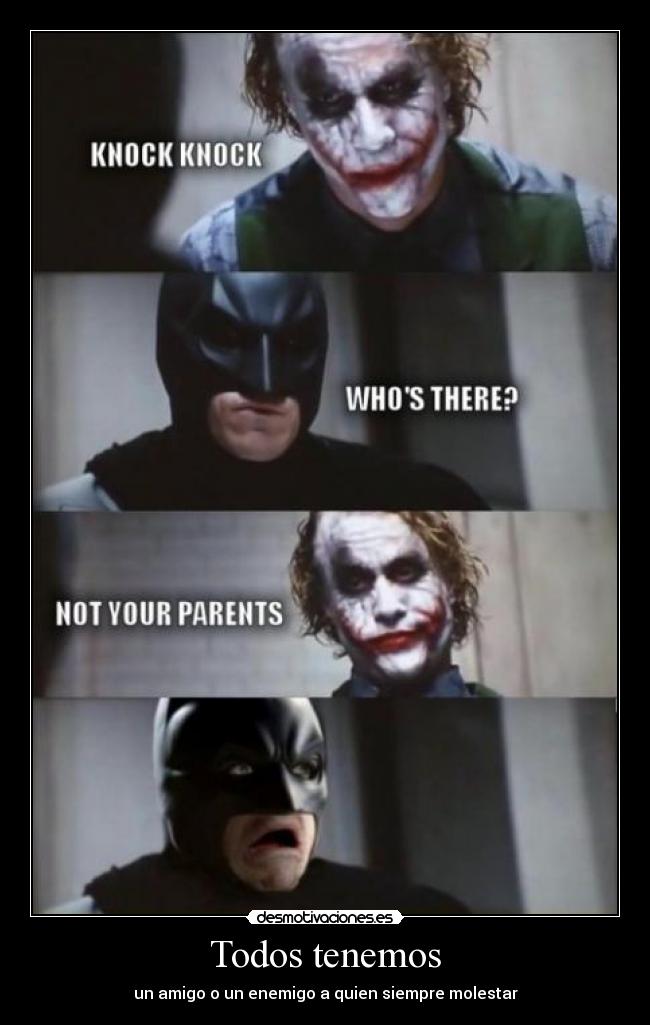 carteles joker batman chiste desmotivaciones