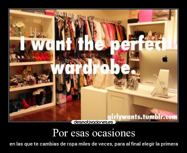 Por esas ocasiones - 