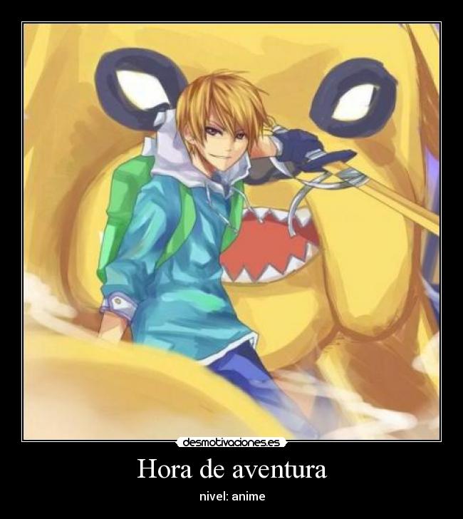 Hora de aventura - nivel: anime