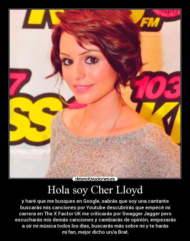 Hola soy Cher Lloyd -