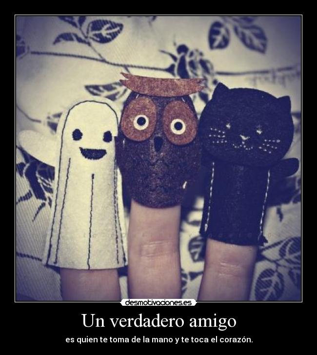 Un verdadero amigo -
