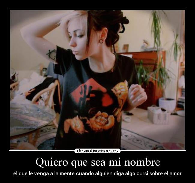 Quiero que sea mi nombre - 