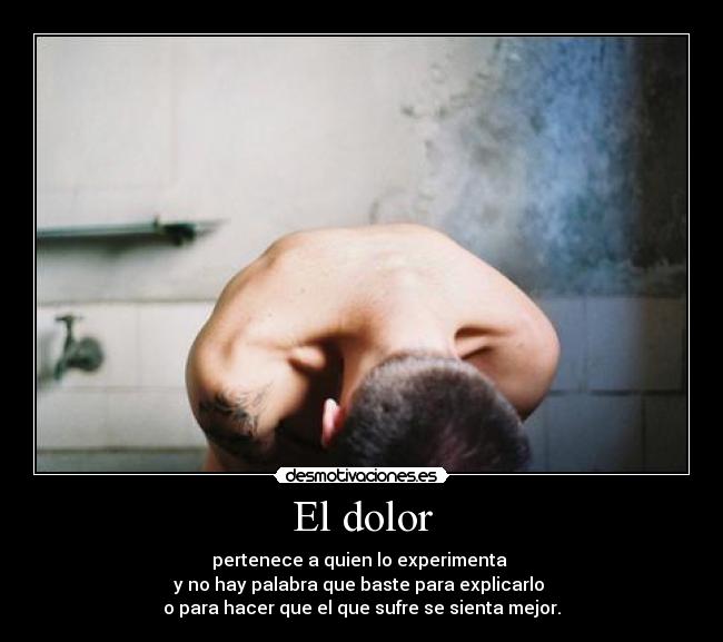 El dolor -