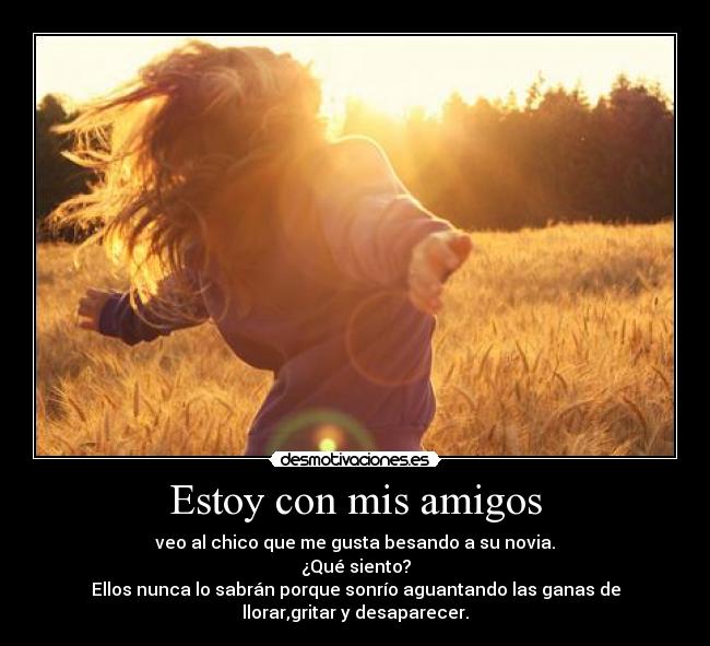 Estoy con mis amigos -