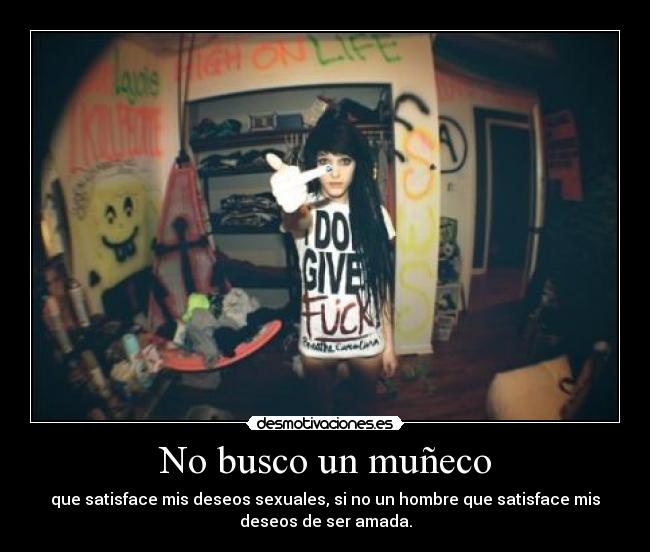 No busco un muñeco - 