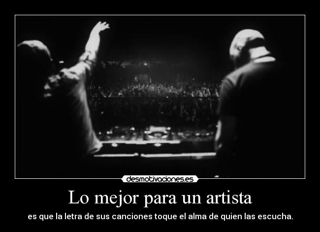 Lo mejor para un artista - 
