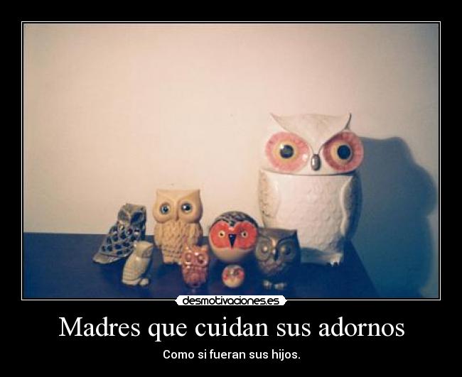 Madres que cuidan sus adornos - 