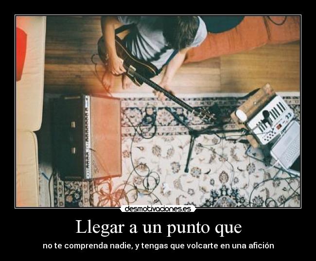 Llegar a un punto que -