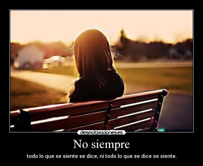 No siempre - 