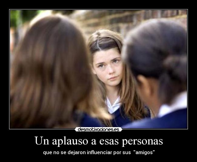 Un aplauso a esas personas - 