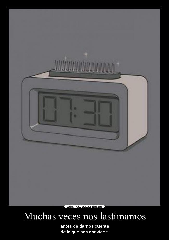 carteles reloj llego tarde despierto darkristal intruders crazyclub desmotivaciones