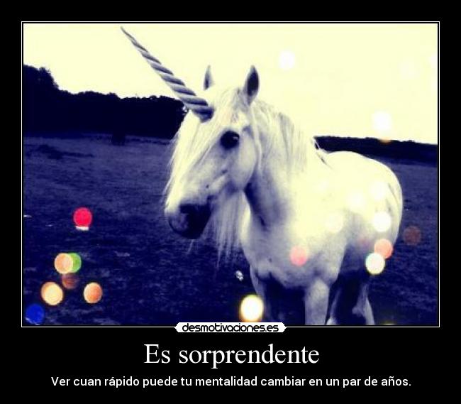 Es sorprendente -
