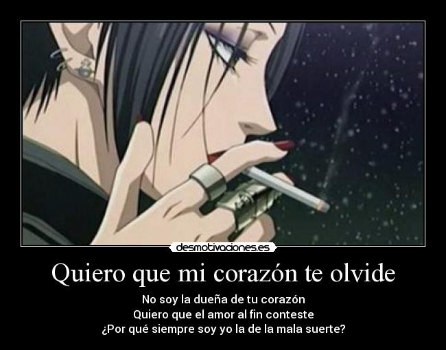 Quiero que mi corazón te olvide - 