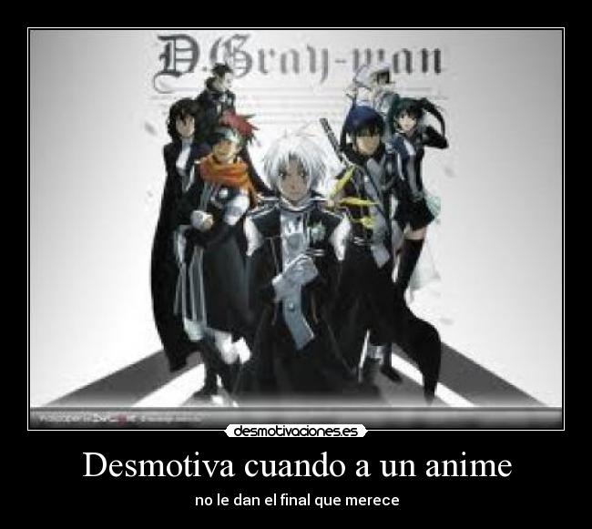 Desmotiva cuando a un anime -