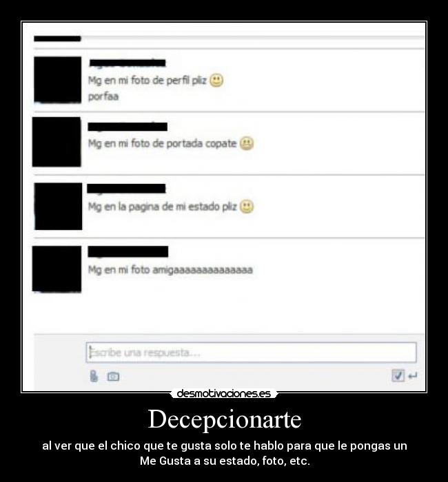 Decepcionarte -
