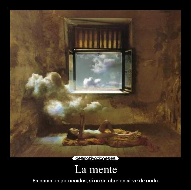 carteles mente ventana conciencia desmotivaciones