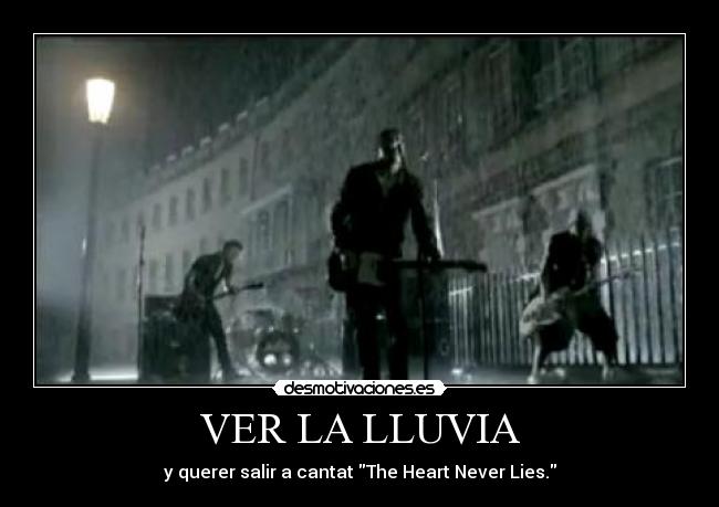 VER LA LLUVIA -