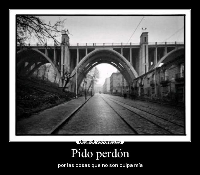 Pido perdón -