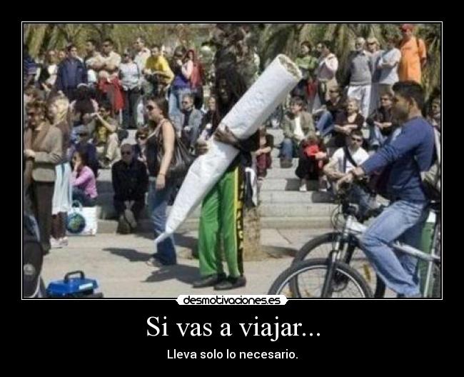 Si vas a viajar... -
