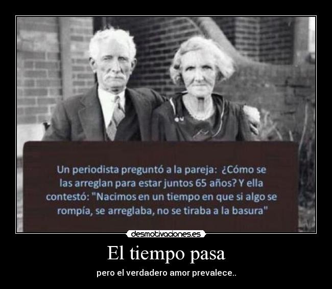 El tiempo pasa -